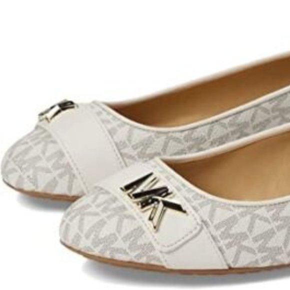 NIB Michael Kors Jilly Flats Vanilla - Picture 7 of 12